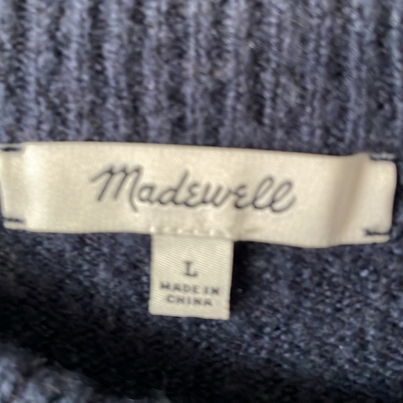 Madewell Graystone Wool Blend Sweater - Picture 2 of 5
